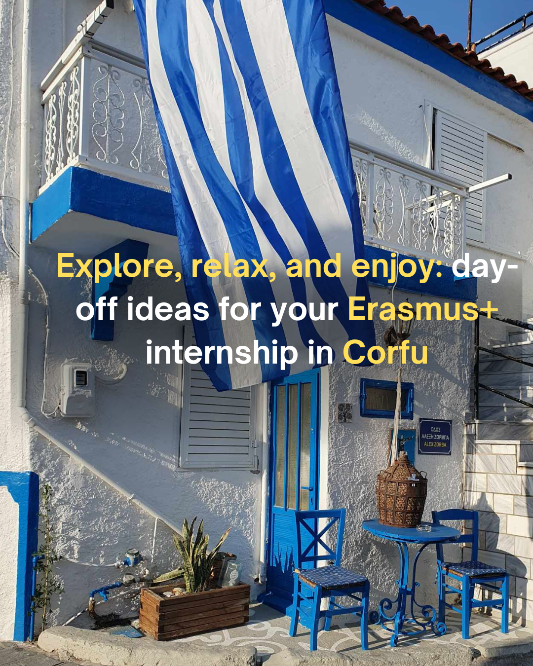 Explore, Relax, and Enjoy: Day-Off Ideas for Your Erasmus+ Internship in Corfu!